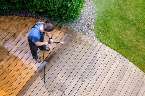 Professionelle Terrassensäuberung
